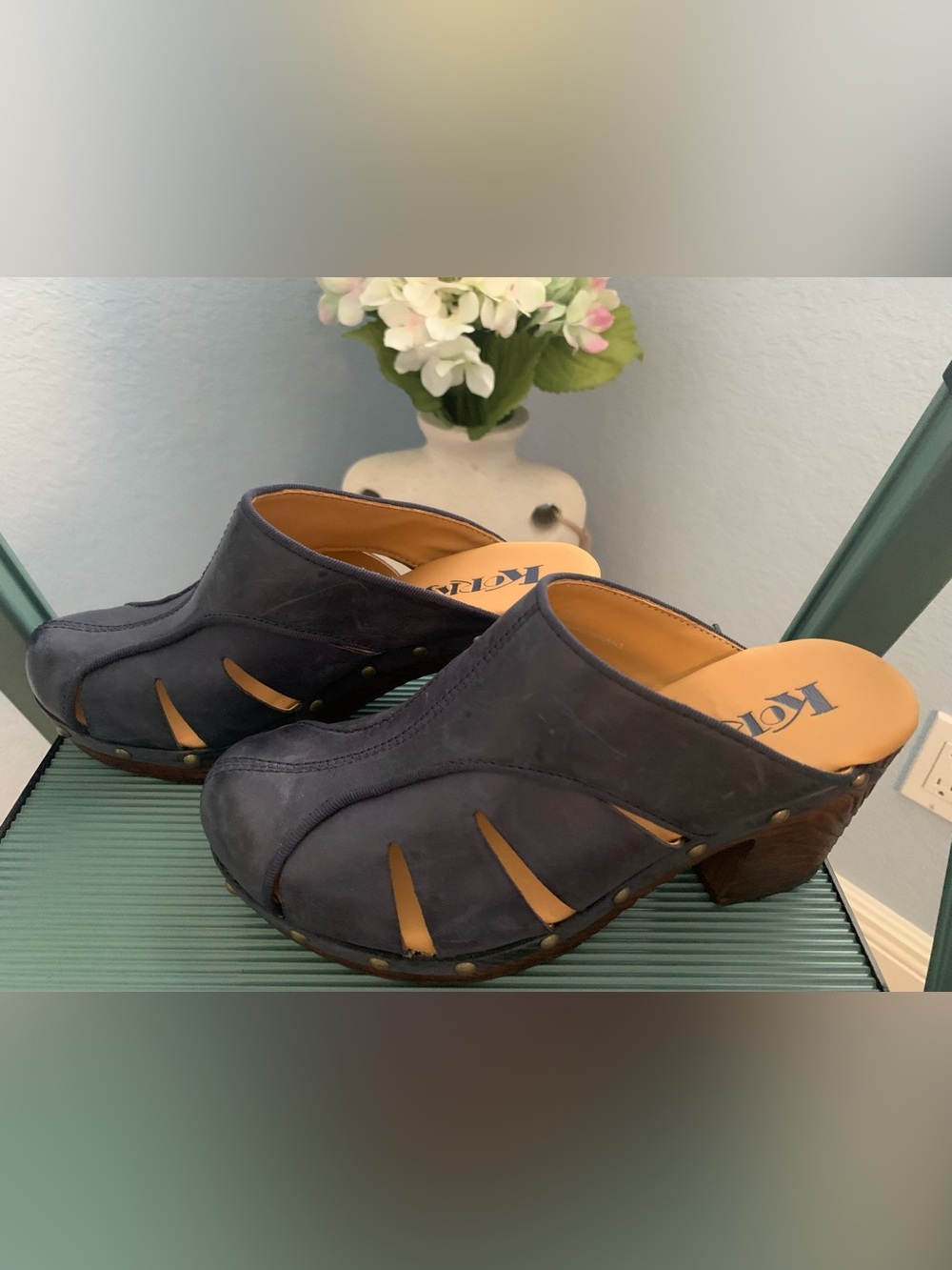 Blue Kork Ease Clog